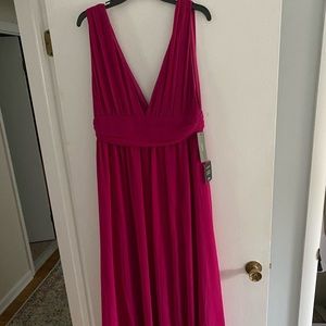Lulu’s Heavenly Hues Magenta Maxi Dress Size XL